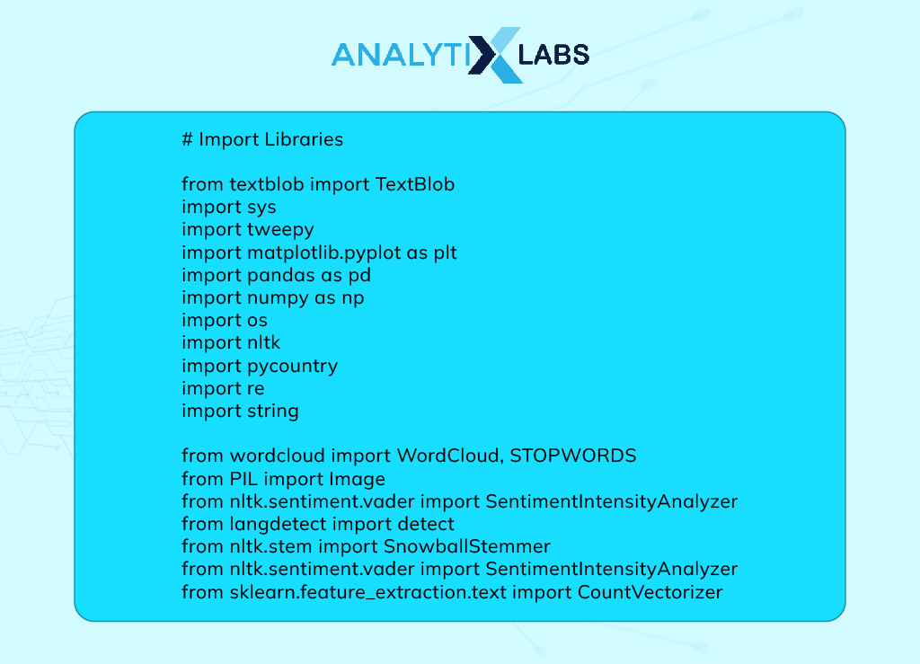 import python libraries