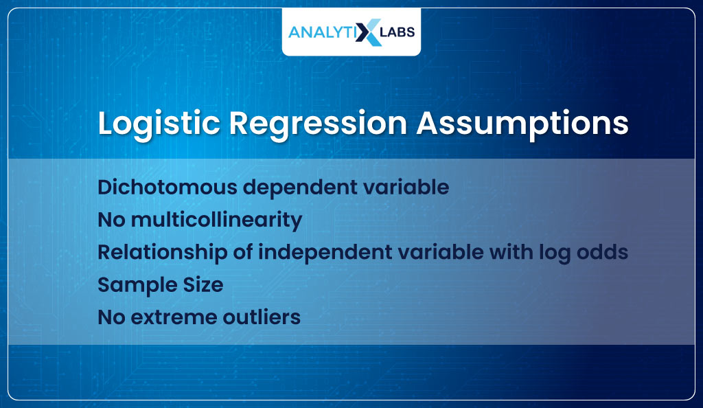 logistic regression assumptions