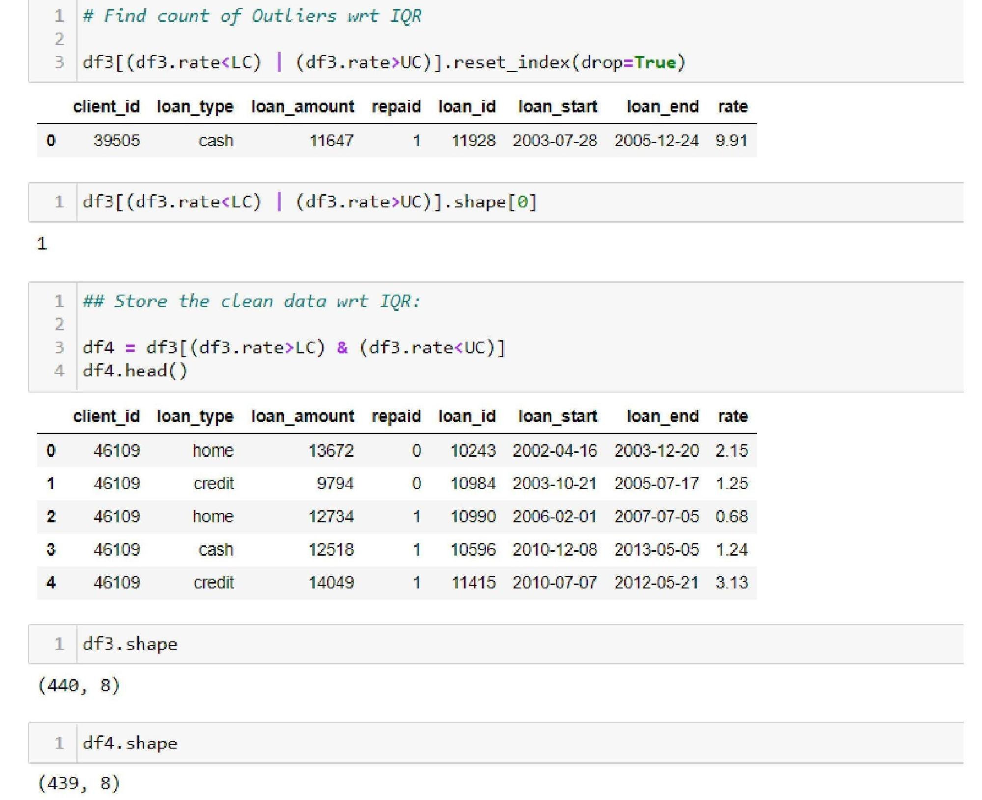 steps of data processing in machine learning