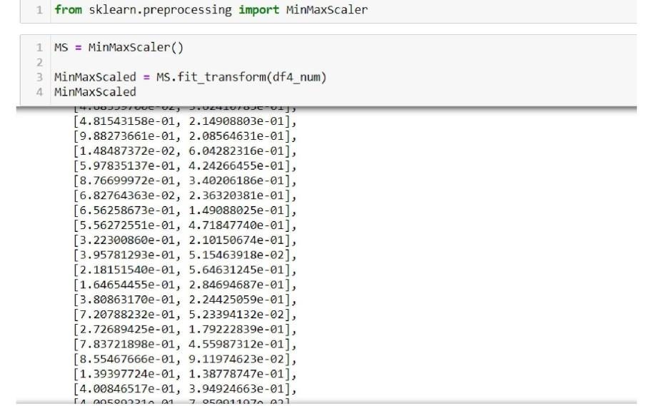 steps of data processing in machine learning