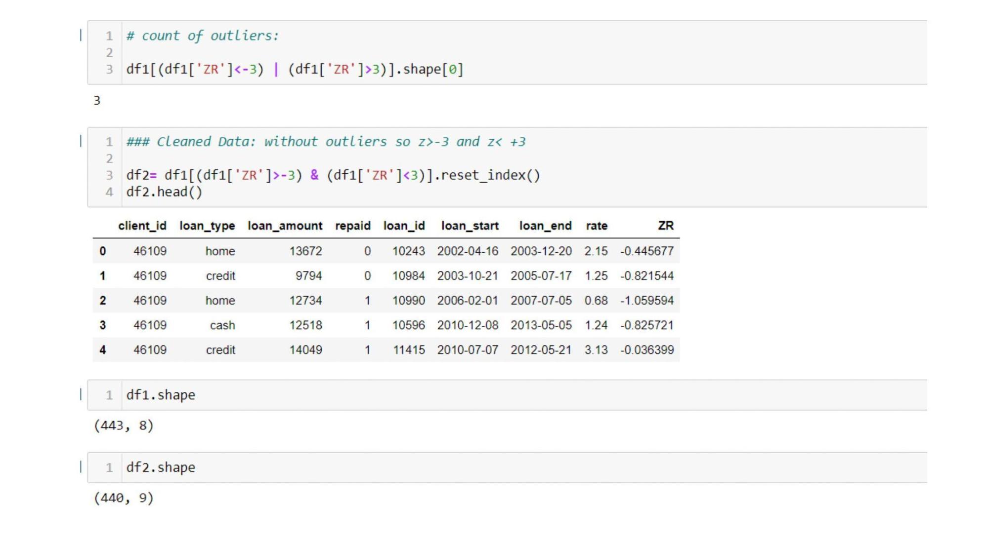 steps of data processing in machine learning