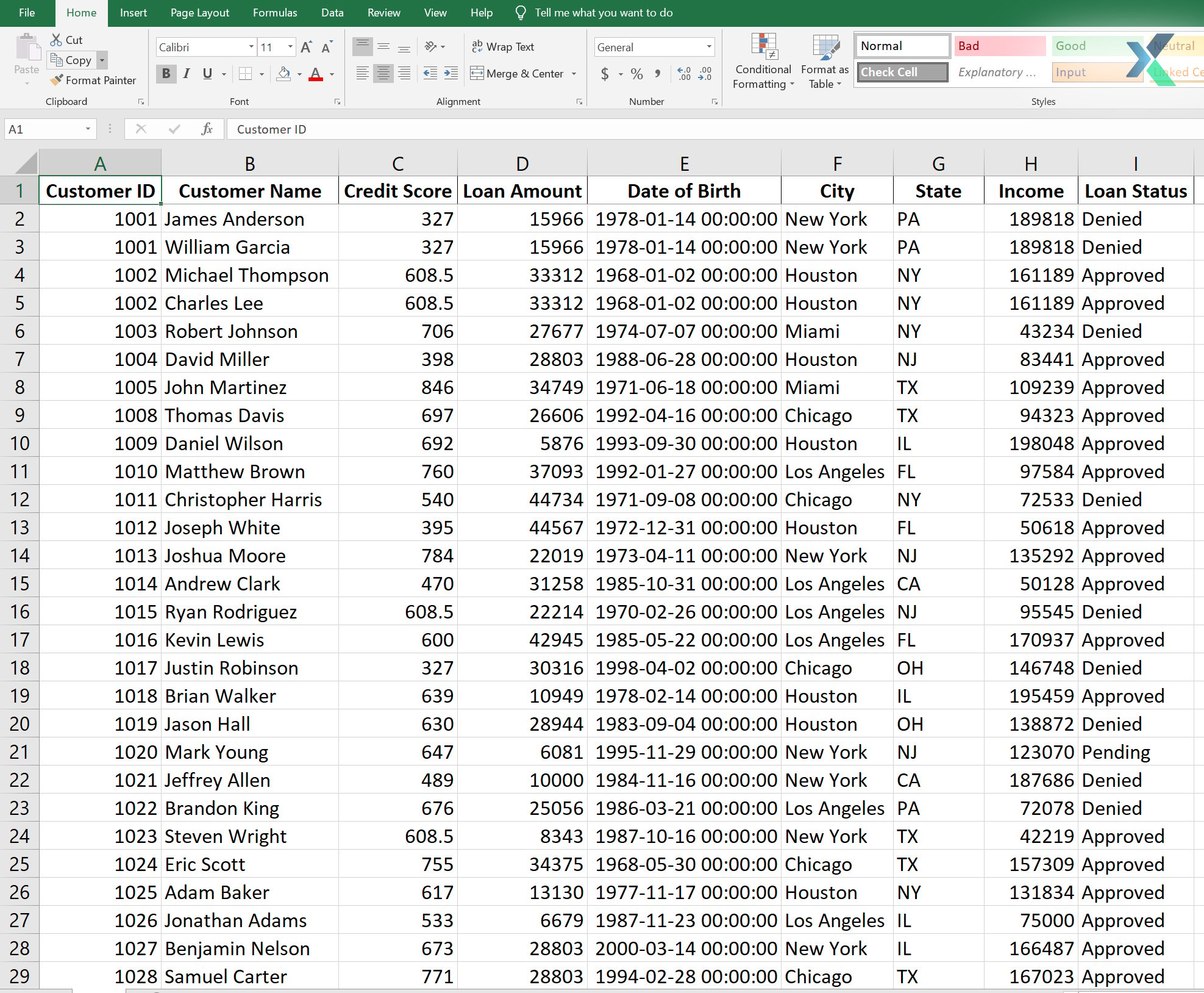 outlier capping in excel