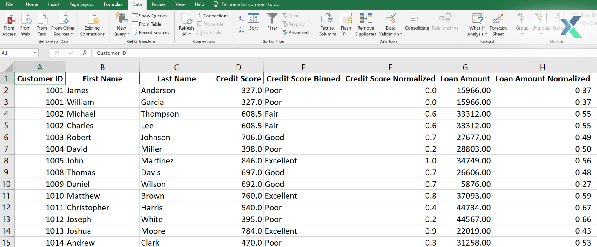 how to split columns in excel