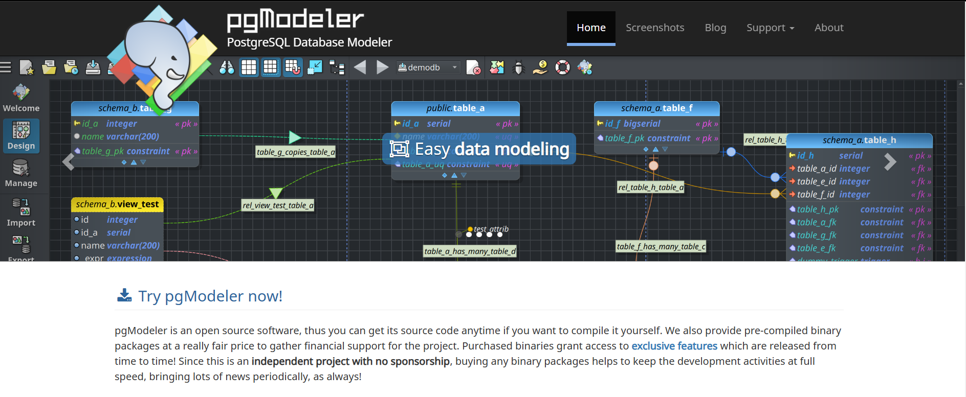 pg modeler